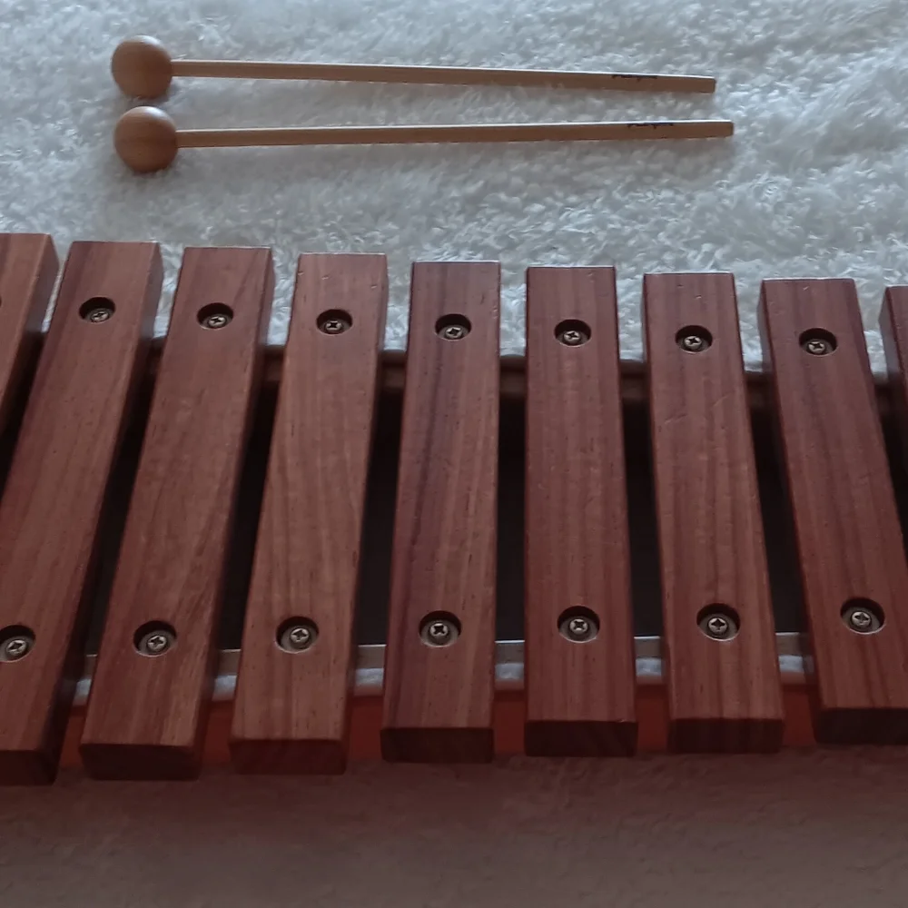 Playme Wooden Xylophone 12 Key Musical Toy With Mallets